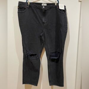 Abercrombie & Fitch The 90’s Straight Ultra High Rise Jeans Size 37/24R NWT